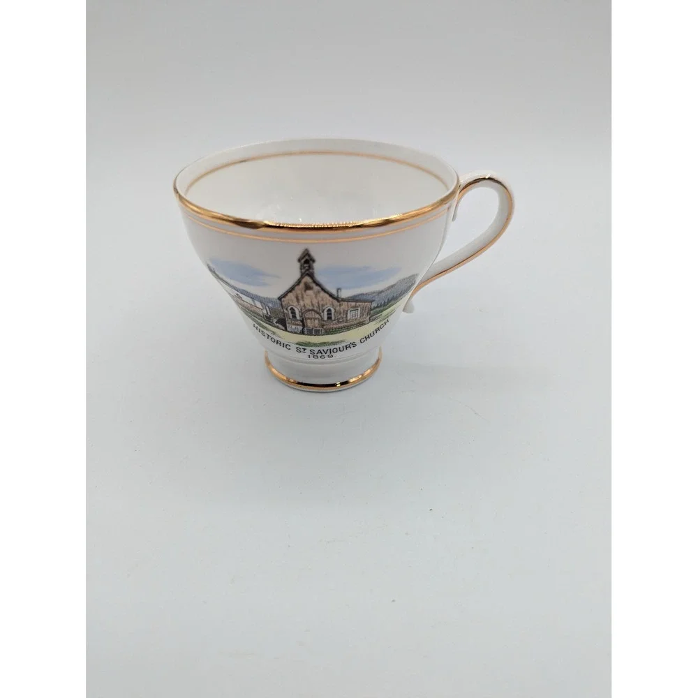 Royal Ascot Bone‎ China Barkerville BC Gold Rush Tea Cup Saucer Set England 152